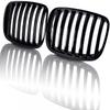 1Pair Car Front Mesh Grille with Base For BMW X5 X6 E70 E71 E72  #51137307599 51137307600
