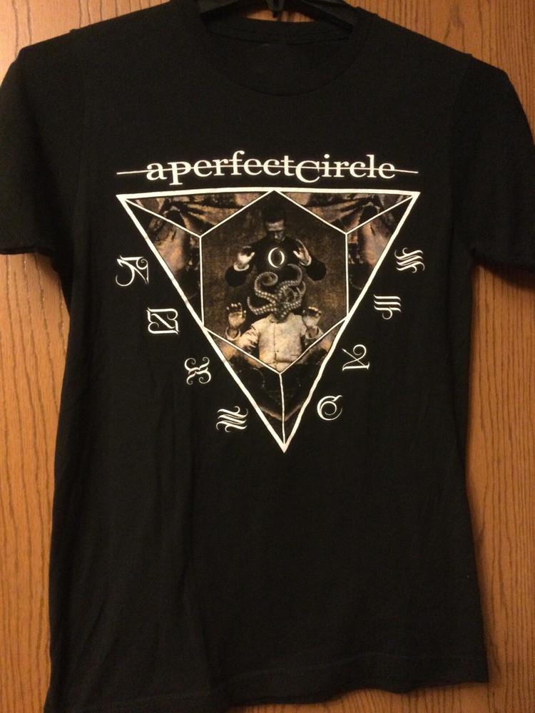 Vintage A Perfect Circle Band Short Sleeve Black All Size T-Shirt AR1331 Unisex T-Shirt M