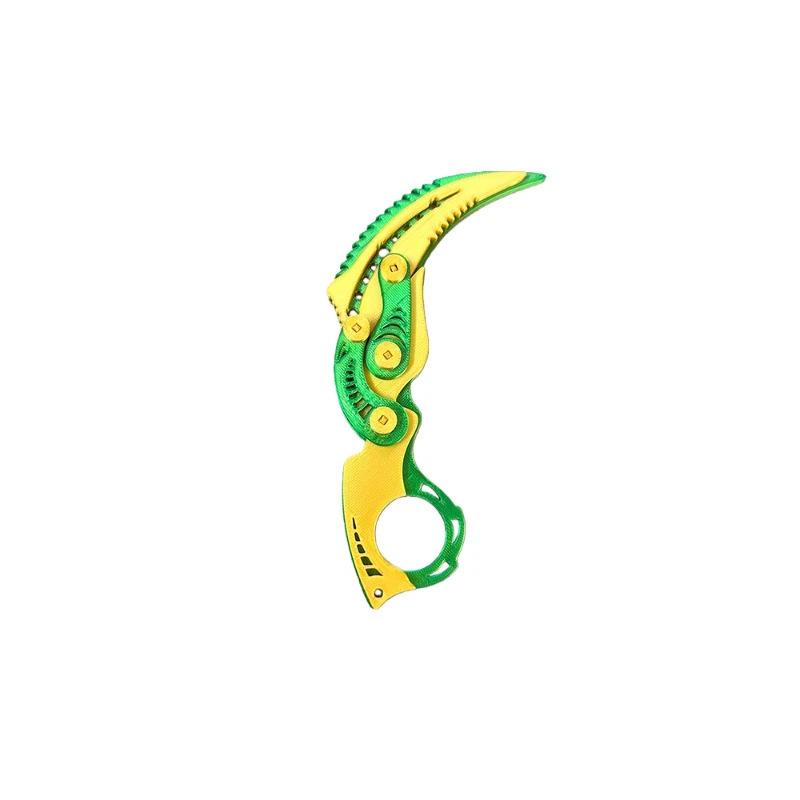 3D Printing Folding Dragon Claw Knife Children'S Decompression Toy Finger Gyro Antistress Gift For Kids Adults Stress Relief Toy