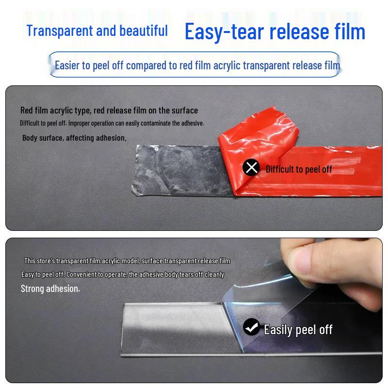 Clear Nano Double-Sided Tape, Strong Adhesion, Traceless, Large Roll, High Viscosity, Nail-Free Glue