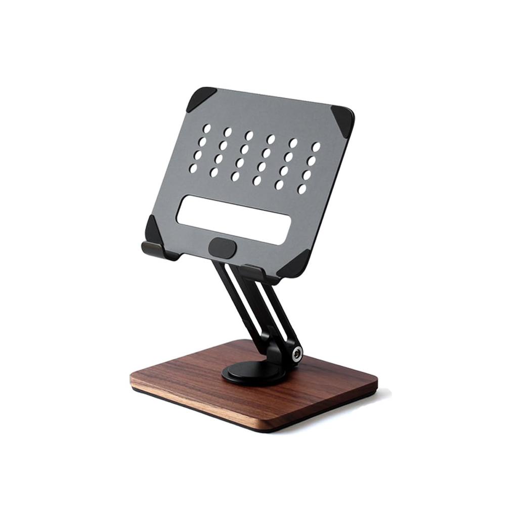 Tablet Foldable Tablet Stand with Adjustable Angle "Adjustable Stand" (Walnut)