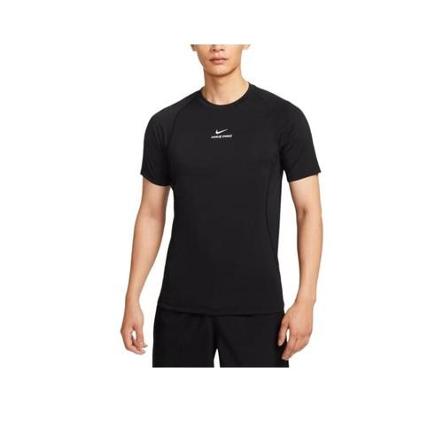 Nike Crew Neck Fashion Soft Short Sleeve T-Shirt for Men S чёрный