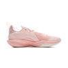 Li Ning Speed 2 Cushioning Slip Resistant Breathable Rebound Low Top Basketball Shoes Men's Pink White ABAV009-4
