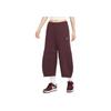 Nsw Phnx Φαρδύς Ώμος Μονόχρωμο Ελαστικό Εννιάρι Casual Παντελόνι Γυναικεία Κάτω Ρούχα Καφέ IM7475-652