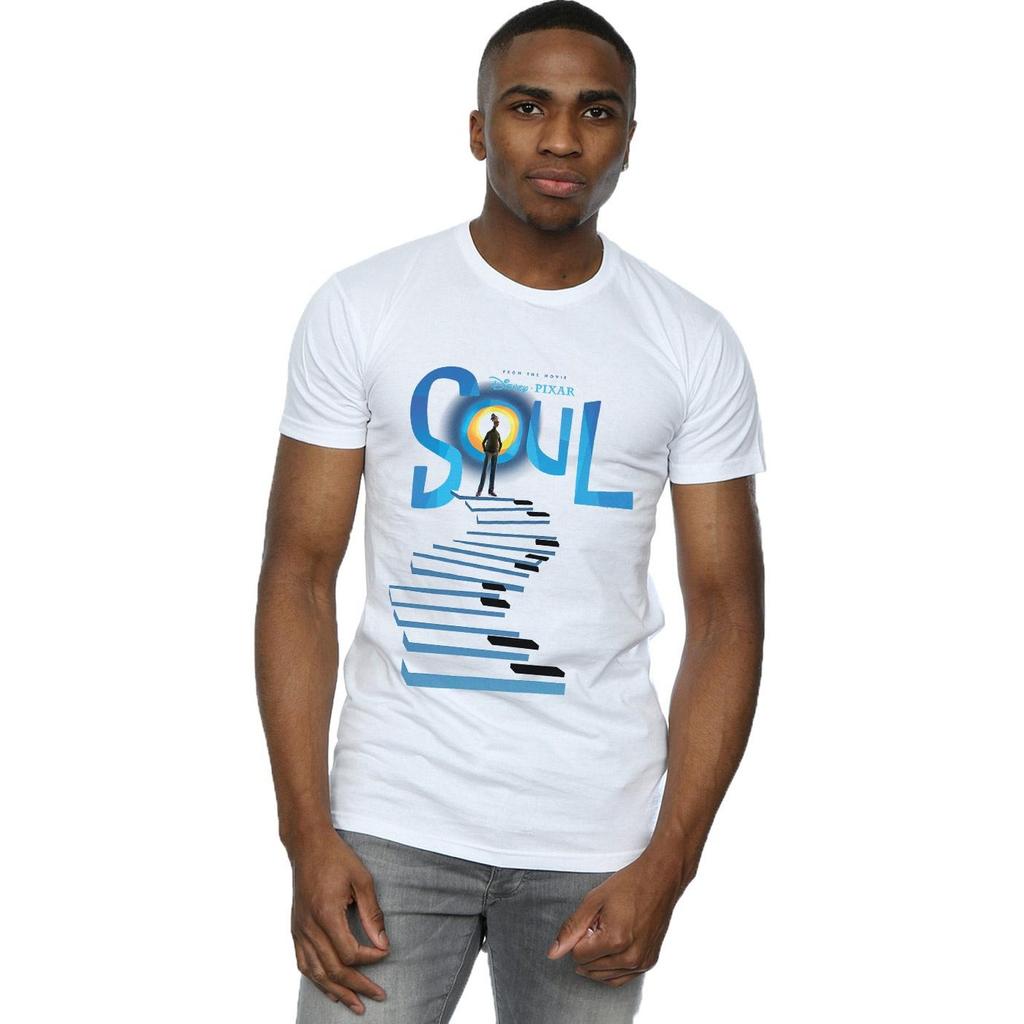Disney Mens Soul Poster Art T-Shirt