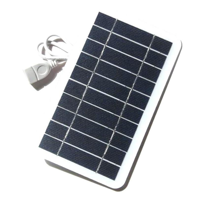 2W 5V 400Ma Solar Panel Solar System For Cell Phone Battery Charger Usb Output