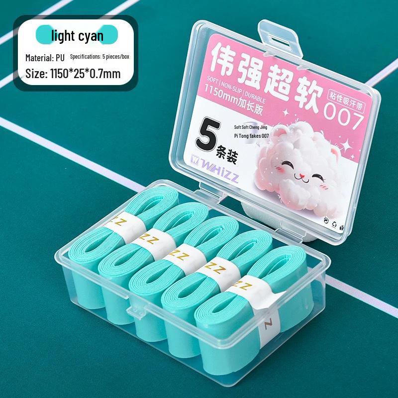 Ultra Soft Non-slip Sweat-absorbing Grip Tape with Shock-absorbing, Wear-resistant Damping for Badminton Rackets
