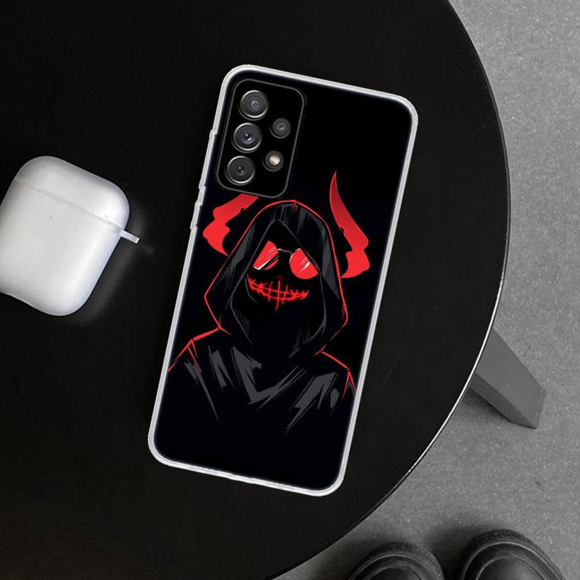 Devil Bad Boy Anime Phone Case Cover for Samsung Galaxy A12 A22 A32 A52 A72 A02S A51 A50S A31 A20S A10S Note 20 Ultra 10 Plus Ga