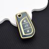 Shockproof Soft Tpu Flip Key Case Shell Fob For Toyota Camry Rav4 Corolla C-Hr Auris Yaris Aygo Avensis Verso Scion Im Key Bag