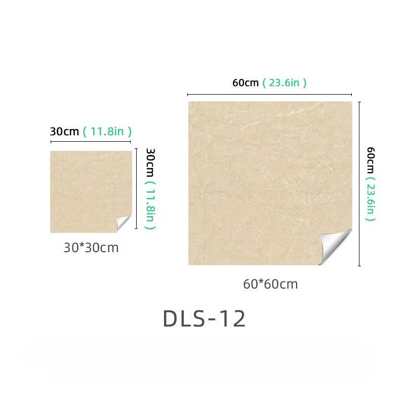 Imitation Marble Sticker Living Room Bathroom Tile Wallpaper Non-Slip Waterproof Floor Sticker Self-Adhesive
