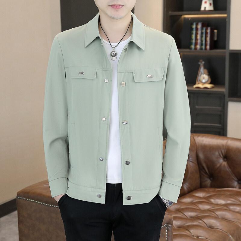 Men's Lightweight Ice Silk Sun Protection Executive Jacket - Perfect for Business Casual