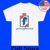 Pininfarina Logo Blue F Crown Graphic White T-shirt