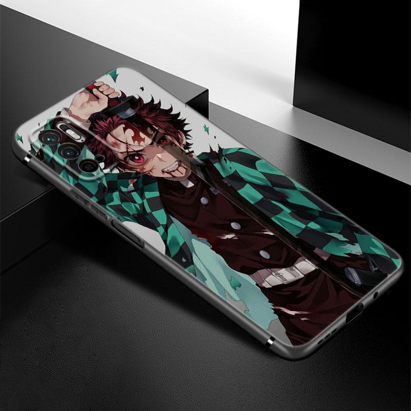 

Чехол для телефона с изображением аниме «Убийца демонов» для Xiaomi Redmi Note 7 8 9 10 Lite 11 11E 11T 12 Pro 11S 4G 10T 5G 8T 9S 10S, мягкий черный чехол из ТПУ Redmi Note 12 Pro 5G