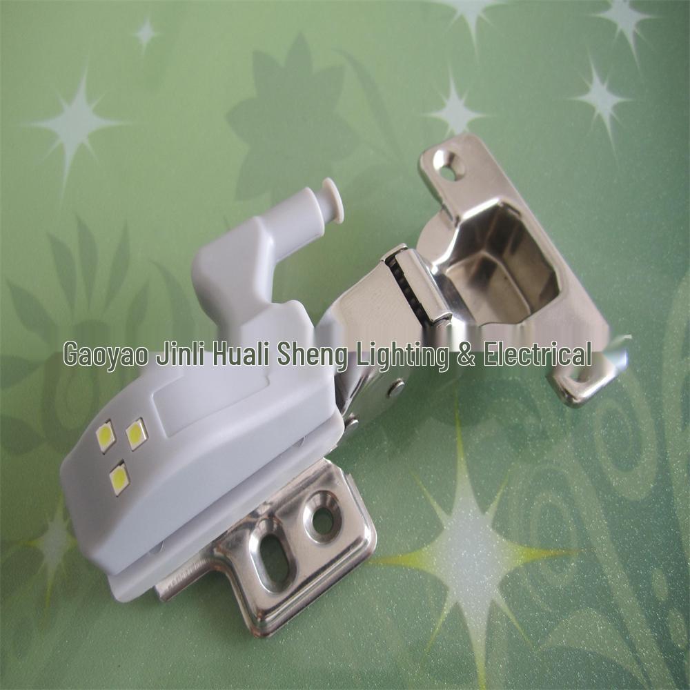 

LED Cabinet Door Hinge Light for Kitchen and Wardrobe – E-commerce Furniture Hardware Accessory 2 Cell Battery (Excludes Light)