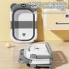 Foldable Silicone Infant Bath Tub Eco-Friendly Baby Bathtub Soft Cushion Thermometer Waterproof Digital Temperature Sensing