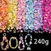 1 Beutel Mischstil Candy Farbe Acrylperlen für DIY Handgemachte Armband Schmuckherstellung Handykette Zubehör