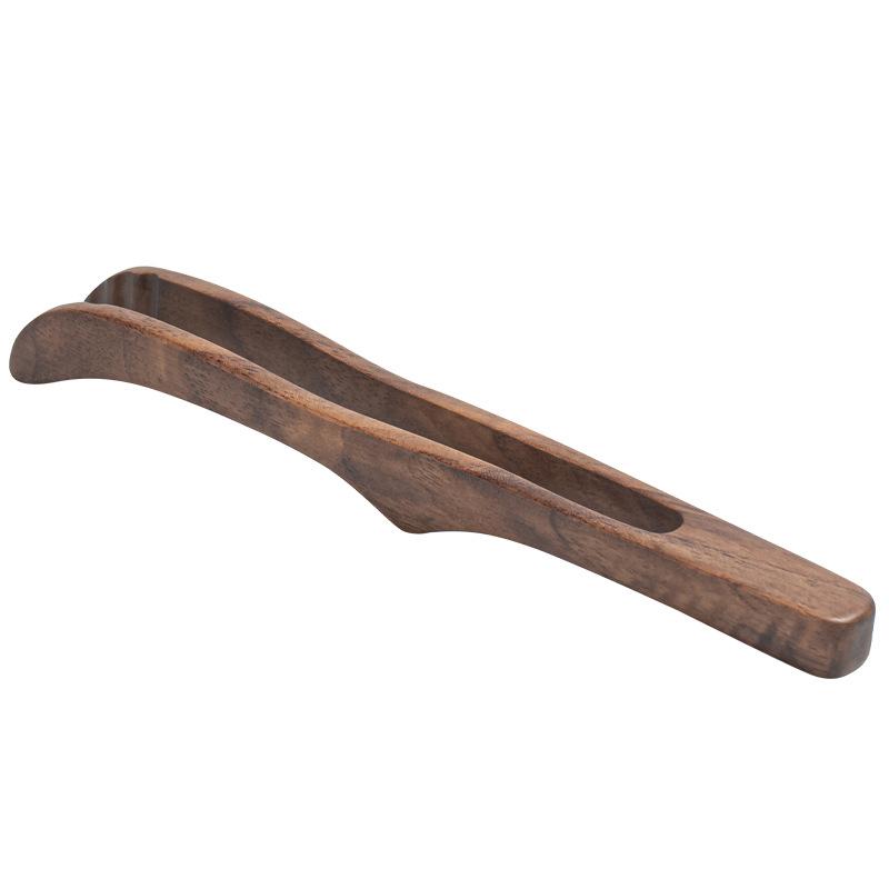 Solid Wood Tea Tongs Kung Fu Tea Set Accessories Wooden Tweezers Ebony Wood Tea Ceremony Accessories