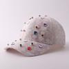 Spring and summer colorful rhinestone baseball cap European and American fashion diamond-encrusted breathable sunshade cap