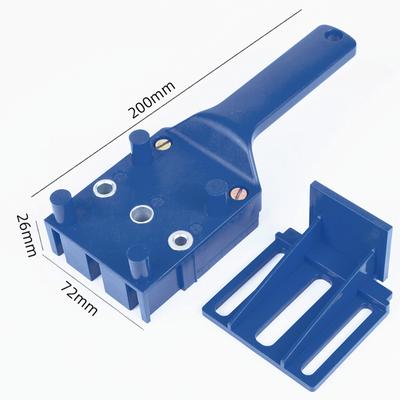 Houtbewerkingsplugmal Past op 6 8 10 mm Boorbits Hout Boren Pluggen Gatenzaag Gereedschap Handboorgeleider met Metalen Huls