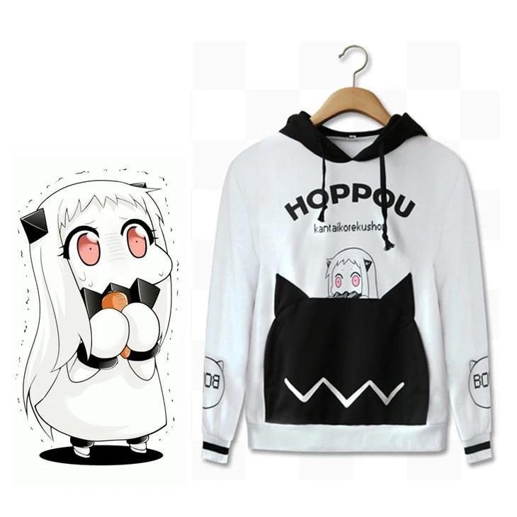 

Аниме Kantai Collection толстовка костюмы для косплея Hoppou Seiki толстовка пуловер повседневный костюм