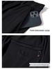 Men's Thick Velvet Elastic Waist Stretch Casual Pants for Autumn & Winter