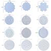 Mould DIY Crystal Resin Hollow Snowflake Heat-Resistant Coaster Mold Snowflake Hanging Ornament Christmas Series Silicone Molds