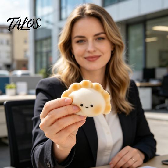 Travel Stress Reliever Dumpling Pinching Toy, Relief Soft Elastic Fidget Toy Portable Mini Ball, for Anxiety And Irritability Release Ball