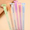 Bâton de colle solide type stylo Couleur bonbon Séchage rapide Stylo à main Bâton de colle haute viscosité Pour enfants École Étudiants créatifs Fournitures de papeterie Stylos