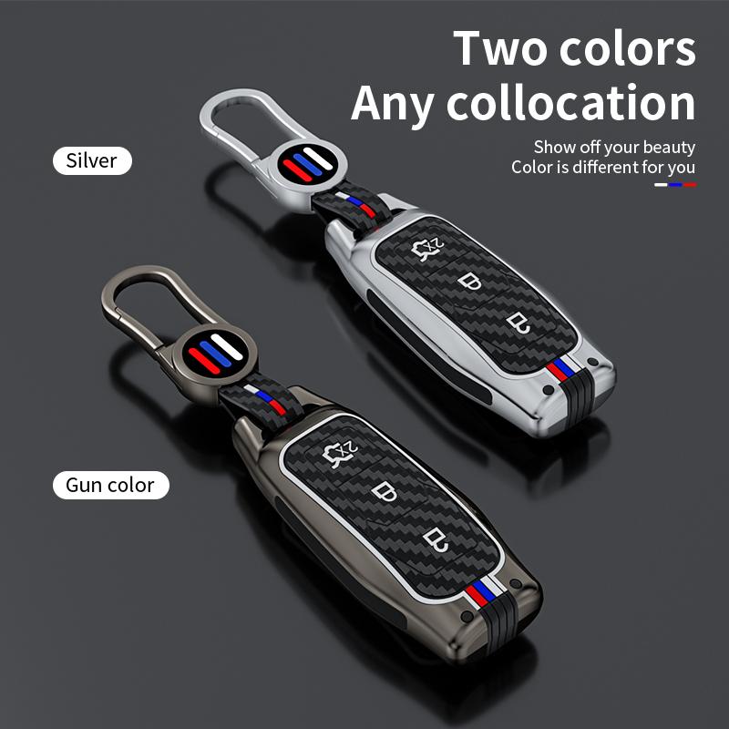 Car Remote Key Case Cover Shell Fob For Ford F-150 Mondeo Galaxy S-Max Explorer Ranger 2015 2016 2017 2018 Car Styling Accessory