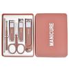 Six-Piece Nail Clipper Gift Set: Anti-Splatter, Large Opening, Carbon Steel Clippers for Household Use