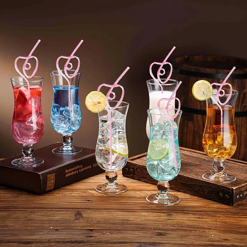 5/10/15PCS Bridal Shower Straws Love Heart Drinking Straw Bride To Be Wedding Decoration Bachelorette Party Team Bride Gift
