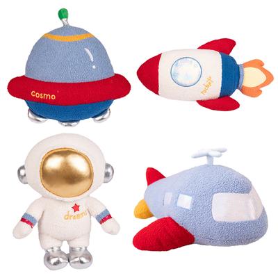 Simulation Space Series Plush Toys Astronaut Spaceman Spacecraft Airplane Stuffed Plush Doll Sofa Pillow Boys Kids Birthday Gift