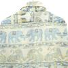 Sears 70s Animal Pattern Long Sleeve Shirt M Ivory System Old Vintage Men's Used