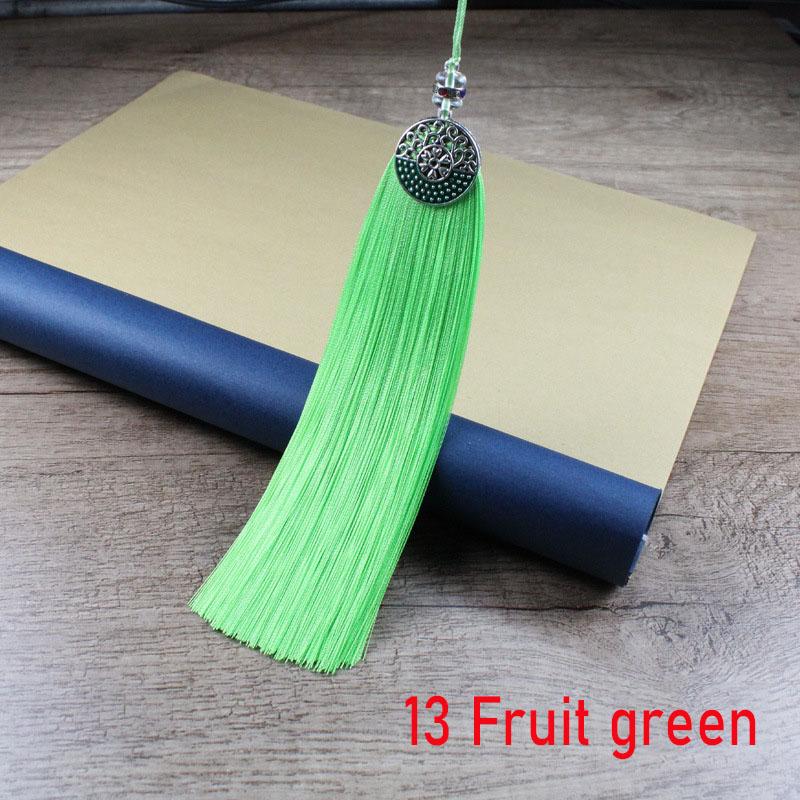 2Pcs Polyester Silk Tassel 15CM Handmade Soft Tassels Hanging Rope Pendant Tassel For DIY Crafts Jewelry Making Decoration