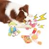 Haustier-Plüschtier, Katze, Hund, Puzzle-Spielzeug, niedliche Tiere, bissfest, interaktiv, quietschend, Haustier-Hund, Zahnreinigung, Kauspielzeug, Heimtierbedarf