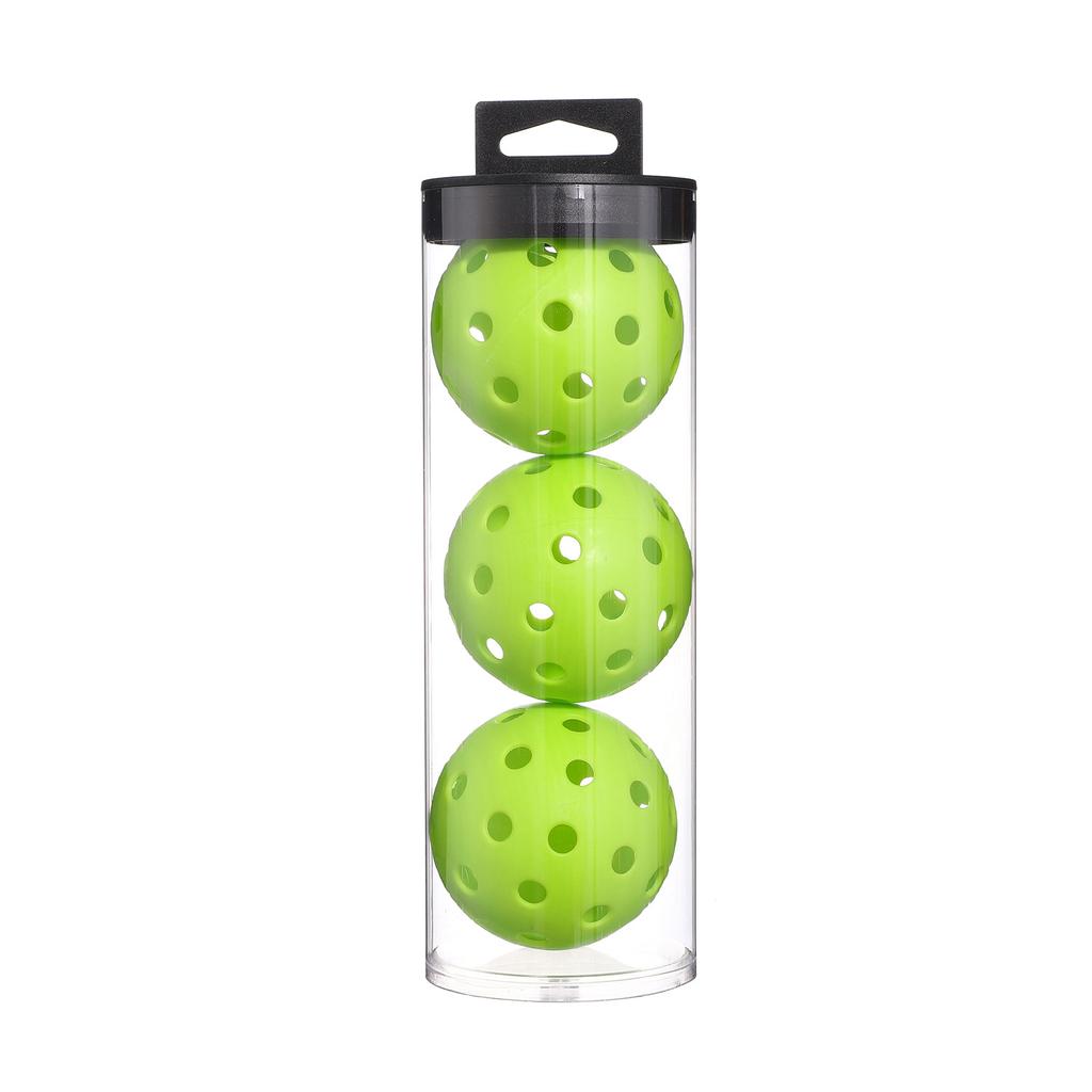 Plastic Barrel Packaging Pickleball 40 Hole Ball Holed Balls 74mm Rotational Plastic Injection Molding Luminous Ball