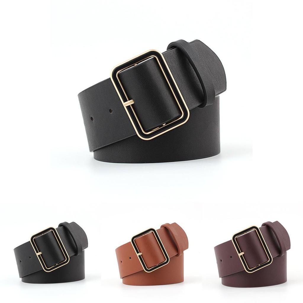 Trendy Women's Wide Waist Belt In Black Camel And Coffee Colors For Fashion Lovers