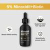 5% Minoxidil Haarwachstums-Serum mit Biotin, 60ml Haarwiederherstellungs-Behandlung gegen Haarausfall und Ausdünnung