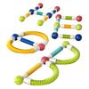 Expandable Magnetic Building Sticks Flexible Rods with Strong Magnets Kids STEM Learning Toys for Creative 3D Shapes