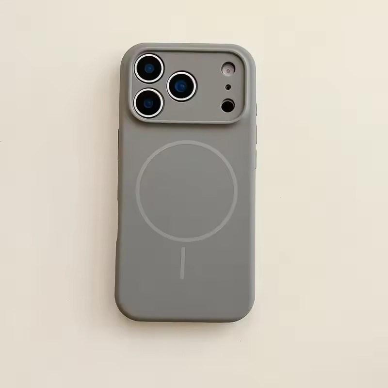 For iPhone 17 ProMax Liquid Skin Feel Magsafe Case For 13 14 15 16 Pro Max Plus 17Pro Air Magnetic Charging Comfort Touch Cover