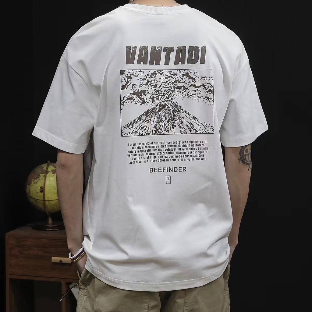 T-shirt Men's Casual Loose Versatile Top Printed