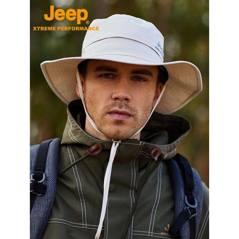 Jeep Men s Summer Large Brim UV Protection Bucket Hat