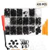 435-Piece Snap-in Fastener Set for Ford Door Panels & Bumper Clips