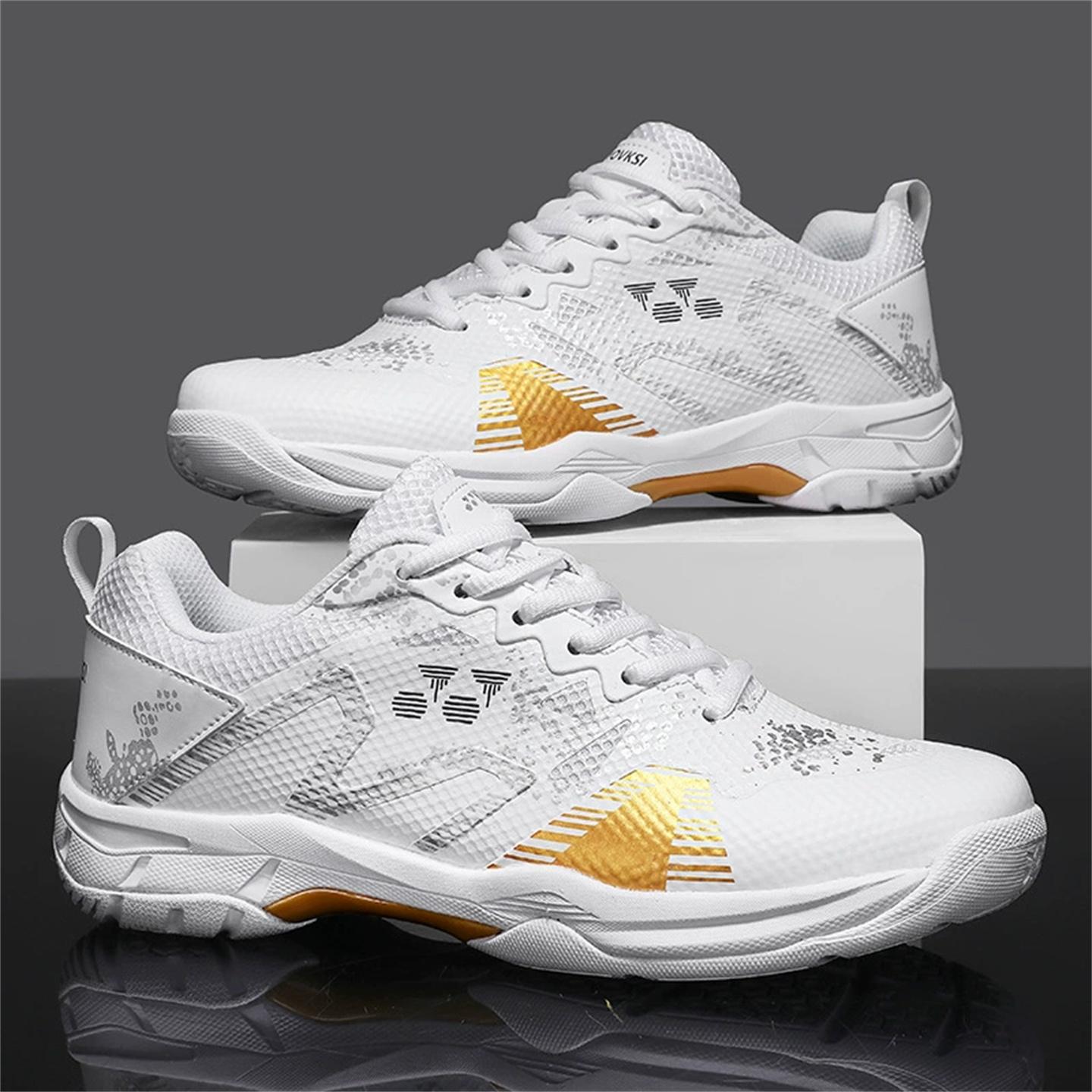 Men& Women`s Badminton/Tennis/Pickleball Shoes, Shock-Absorbing Training