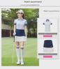 Women's Summer Lapel Golf T-Shirt - Korean Style Short-Sleeved Sports Top