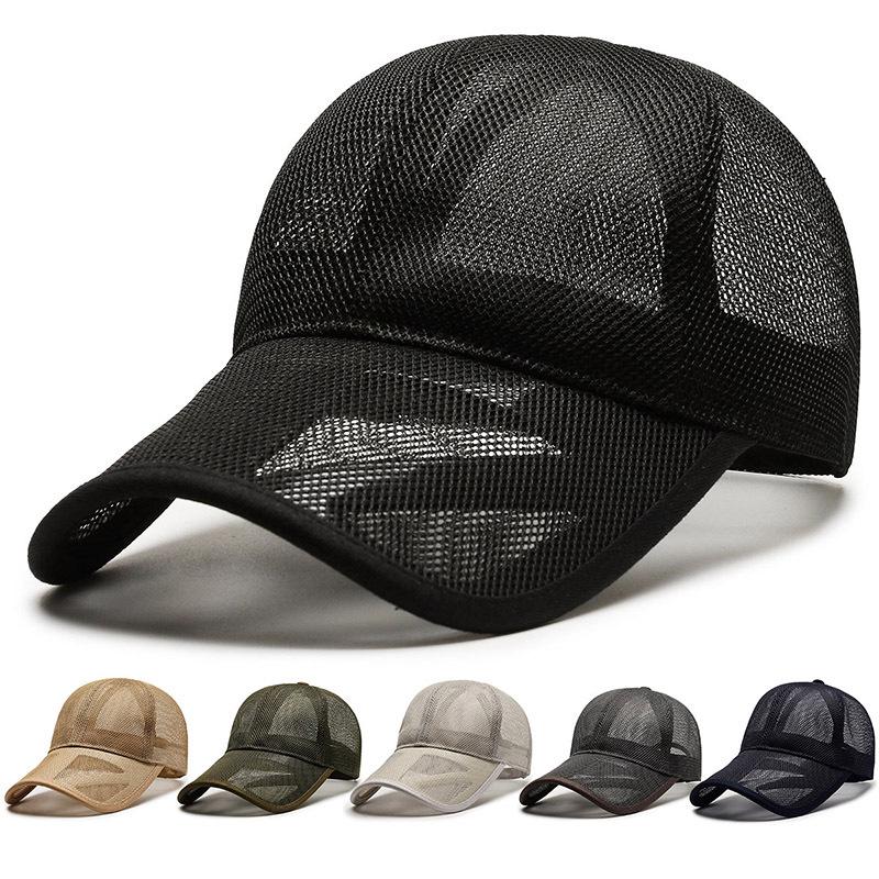 Unisex Summer Mesh Baseball Cap - Breathable, Sun Protection for Outdoor Sports