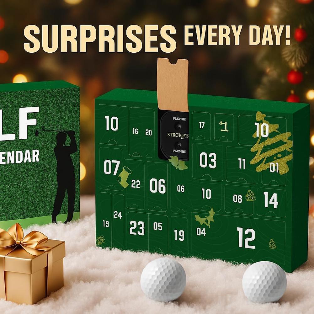 Advents Calendar 2025 Daily Golfs Surprises For 24 Days Xmas Present For Dad