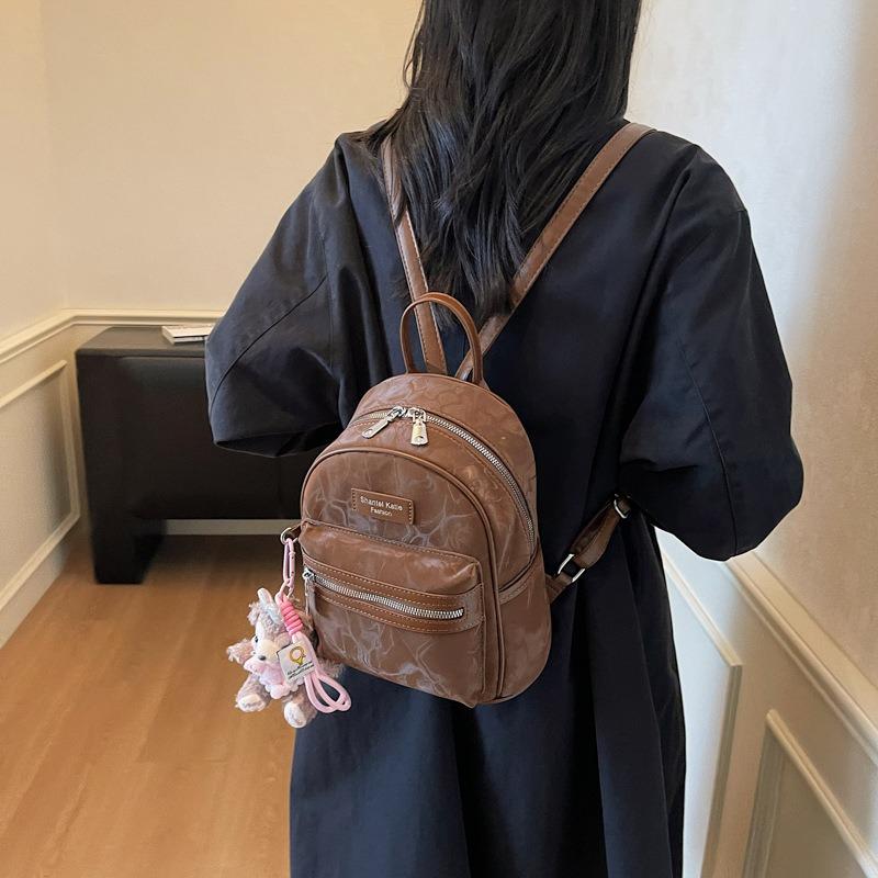 Fashion travel small bag women's new versatile student backpack backpack after going to work