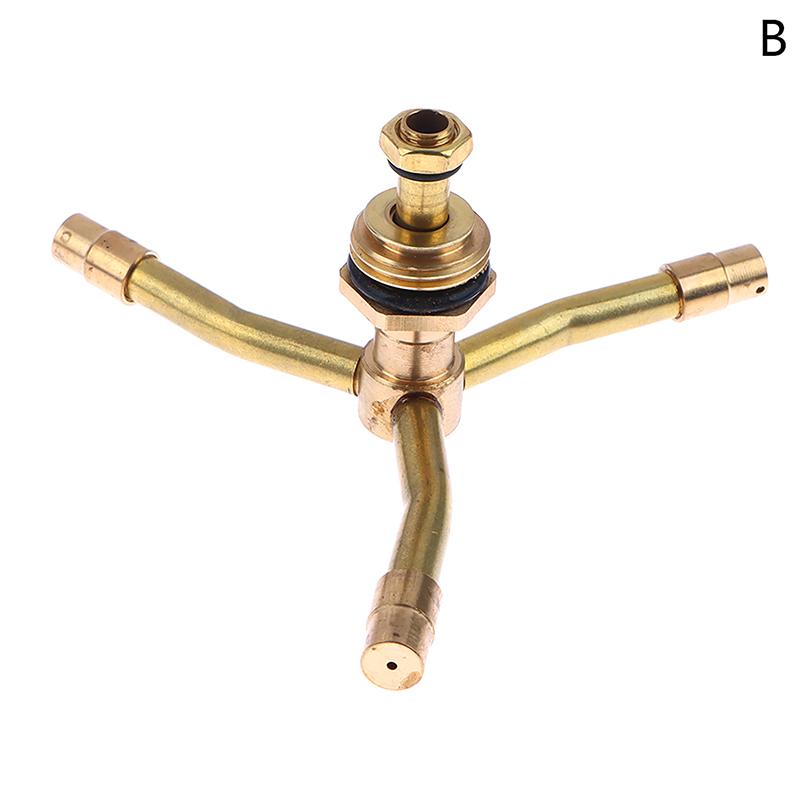 

2 Arm Rotating Brass Nozzle Automatic Rotating Sprinkler Garden Agriculture Lawn Irrigation Watering Nozzle Spray