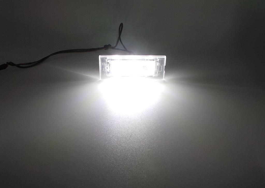 LED License Plate Lights 2x650lm, Set of 2 Compatible with BMW E53, E83, 12V, Off-Road